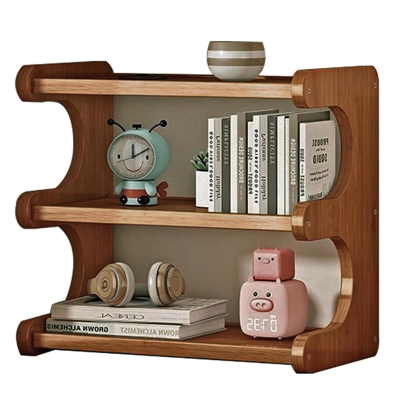 Полка книжная настольная из дерева Рейко Корица (КПА-036133)
