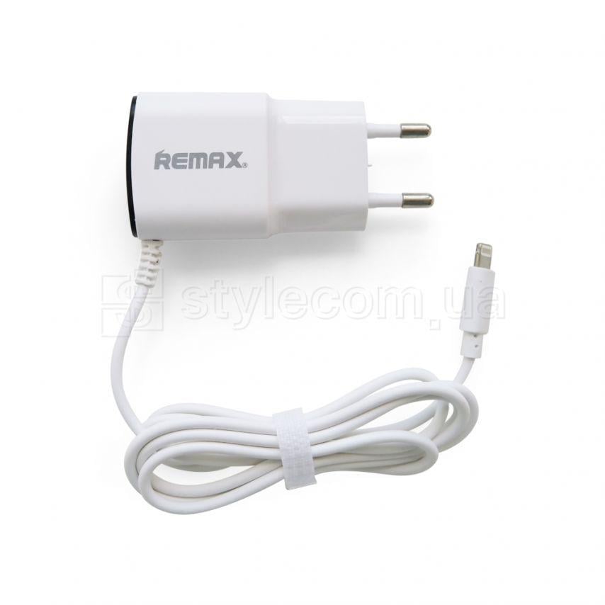 Зарядное устройство Remax 2в1 1USB/2,1 A Lightning White (RMT-9188)