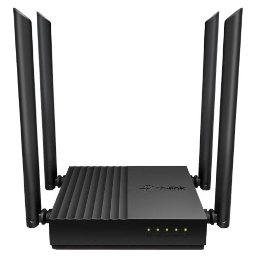 Wi-Fi роутер TP-Link ARCHER C64 Wi-Fi 5 IEEE 802.11ac 5 ГГц и 2,4 ГГц Черный (36521972)