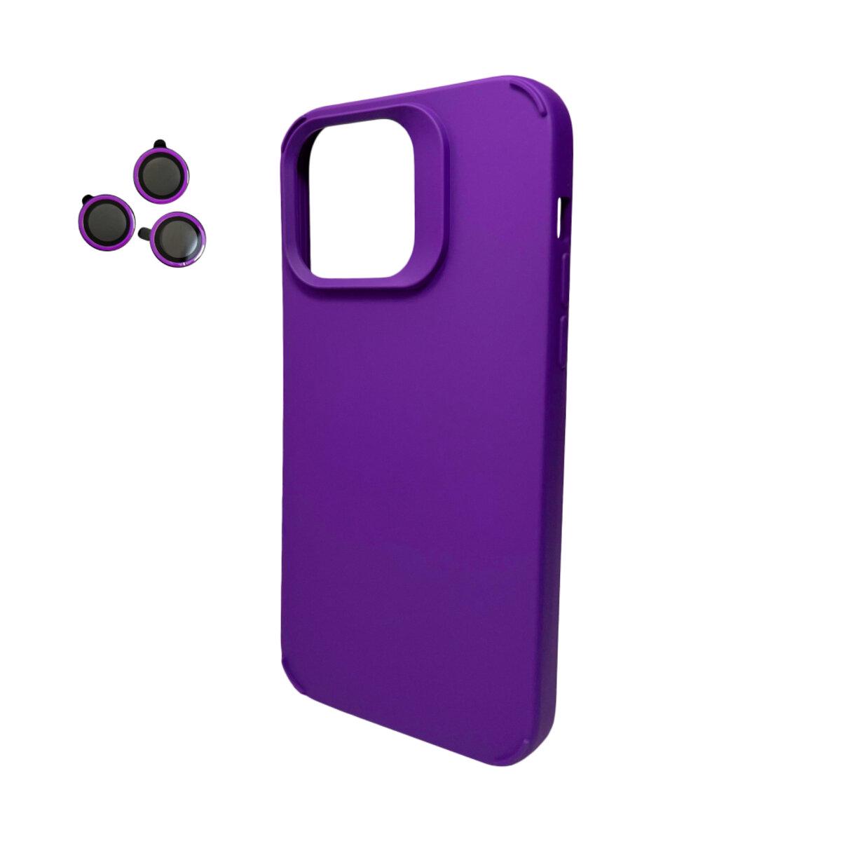 Протиударний чохол Cosmic Silky Cam Protect для Apple iPhone 15 Deep Purple