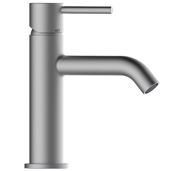 Змішувач для раковини Bossini TEO-M Z00701000094005 з донним клапаном click-clack Нікель