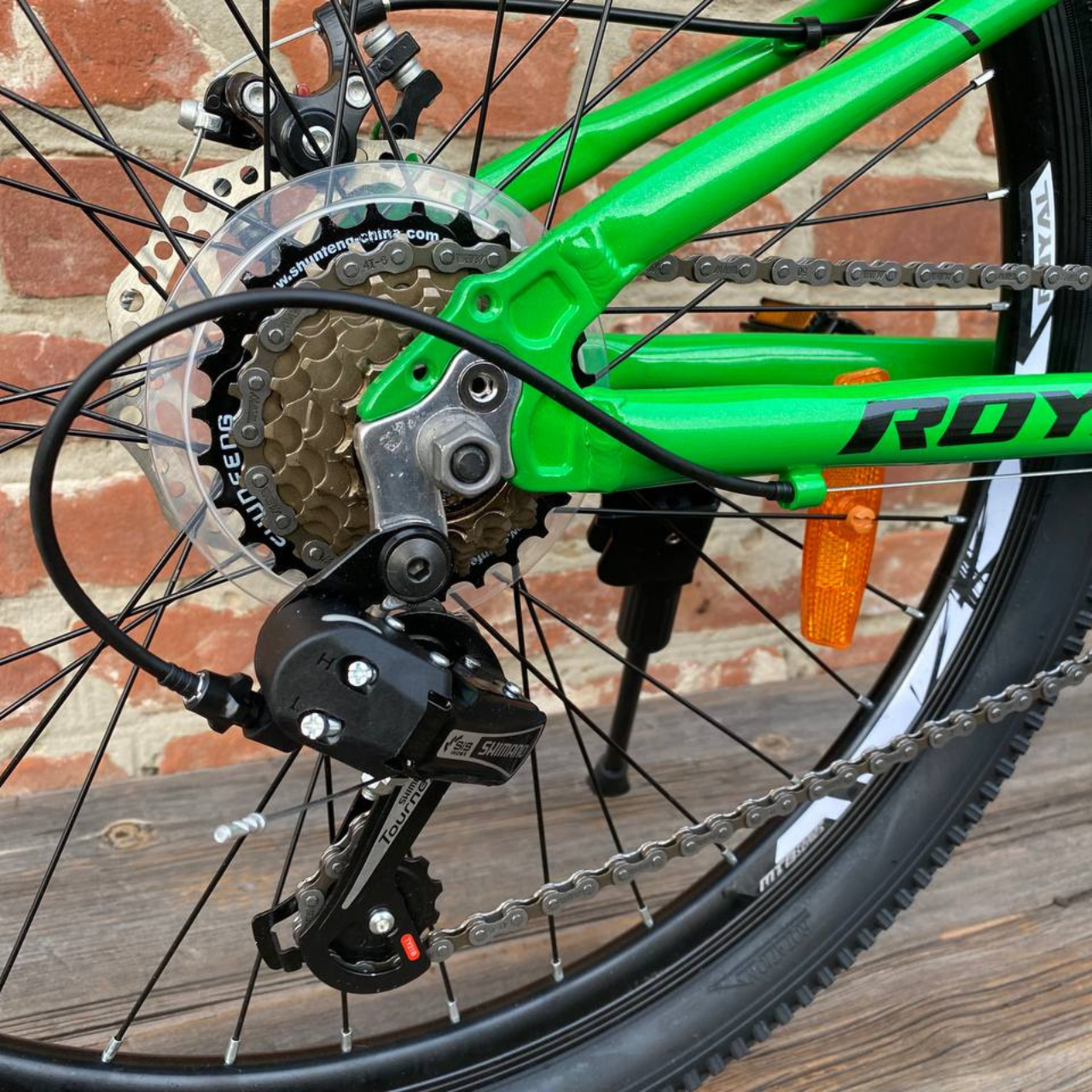 Велосипед подростковый TIME 2025 24" 12,5" Зеленый - фото 7 Велосипед подростковый TIME 2025 24" 12,5" Зеленый - фото 7