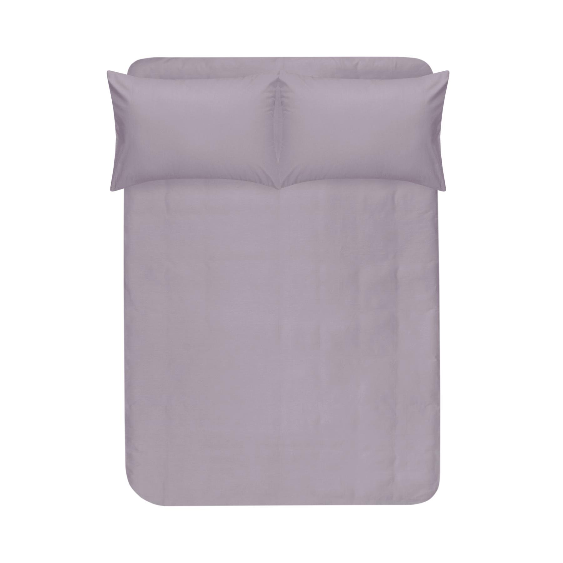 Простынь на резинке с наволочками Lotus Home Leona Premium сатин 160x200/50x70 см 2 шт. Сиреневый (svt-2000022335669) - фото 1