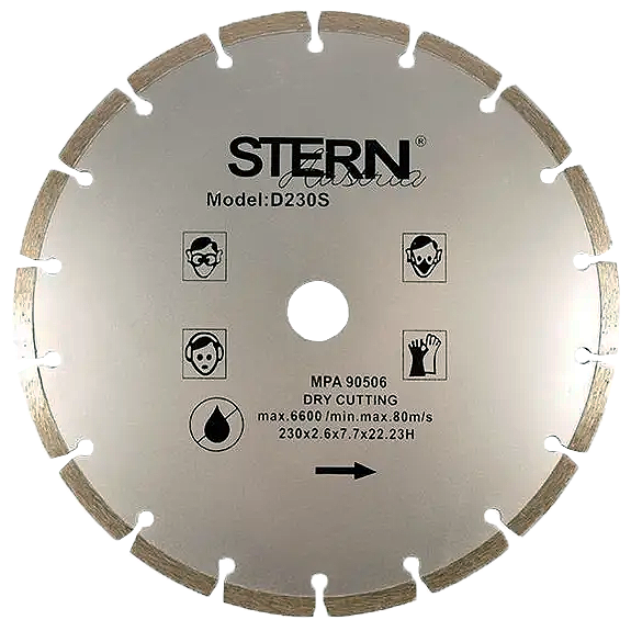 Диск алмазный Stern сегмент 115 мм (54201) - фото 2 Диск алмазный Stern сегмент 115 мм (54201) - фото 2