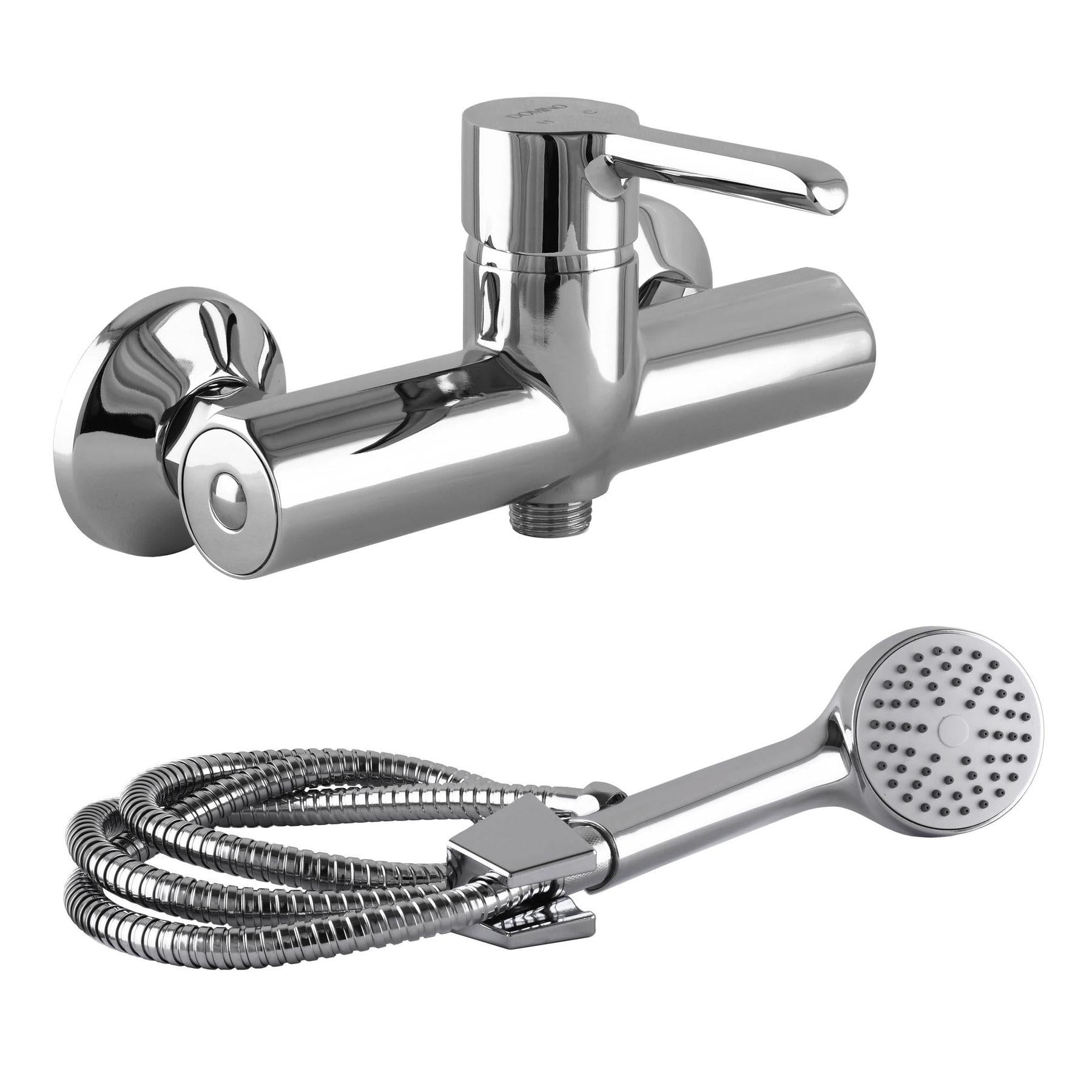 Смеситель для душа с лейкой и держателем DOMINO PRESTIGE DPS-105 Хром (22588)
