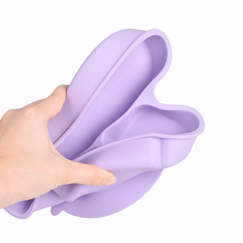 Тарелка силиконовая секционная на присоске Машинка Красный - фото 6 Тарелка силиконовая секционная на присоске Машинка Красный - фото 6