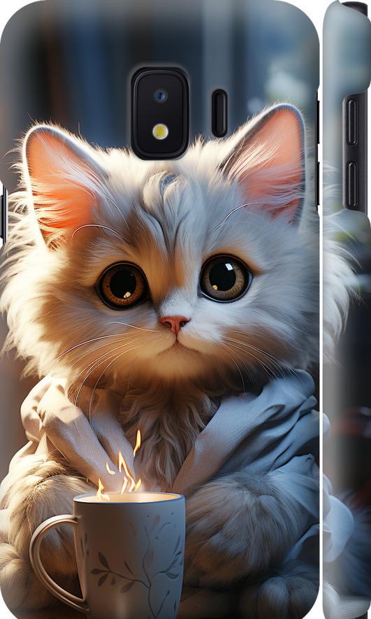 Чехол на Samsung Galaxy J2 Core White cat (5646m-1565-42517)