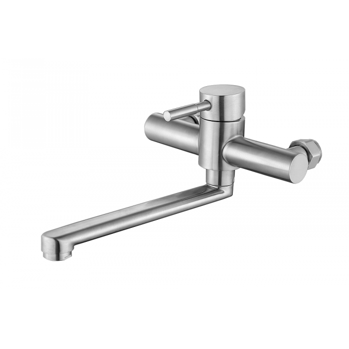 Смеситель для кухни Wezer EKO12-01 1034637 настенный однорычажный Сатин (102587)