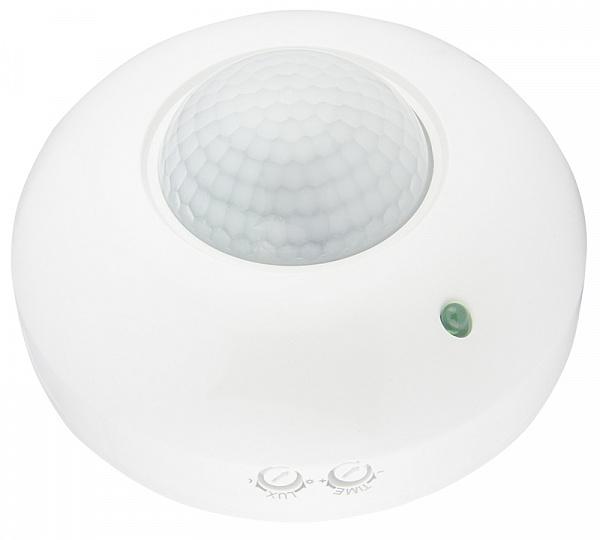 Датчик руху інфрачервоний АСКО-УКРЕМ ДР-07 1200 Вт 360° до 6 м IP20 Білий (A0220010007)