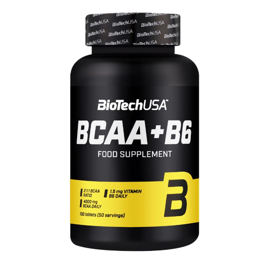 Амінокислоти BioTech USA BCAA + B6 100 табл. (06295-01)