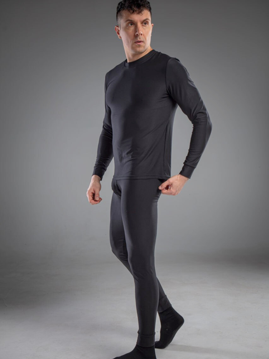 Термобелье мужское с мембраной термолонгсливы и термокальсоны XL Черный (8199445104) - фото 8 Термобелье мужское с мембраной термолонгсливы и термокальсоны XL Черный (8199445104) - фото 8