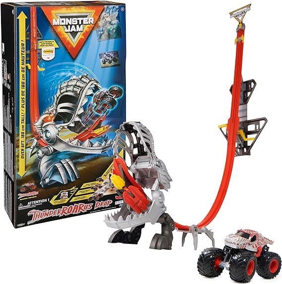 Трек Monster Jam ThunderROARus Drop Playset Монстр Джам динозавр (2089174171)