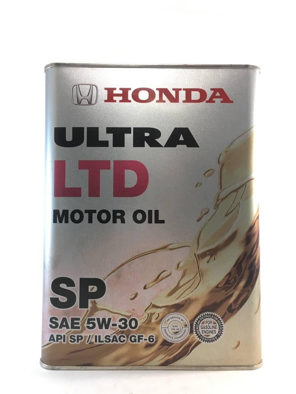 Моторное масло Honda Ultra LTD SP GF-6 5W-30 4 л (0822899974) Моторное масло Honda Ultra LTD SP GF-6 5W-30 4 л (0822899974)