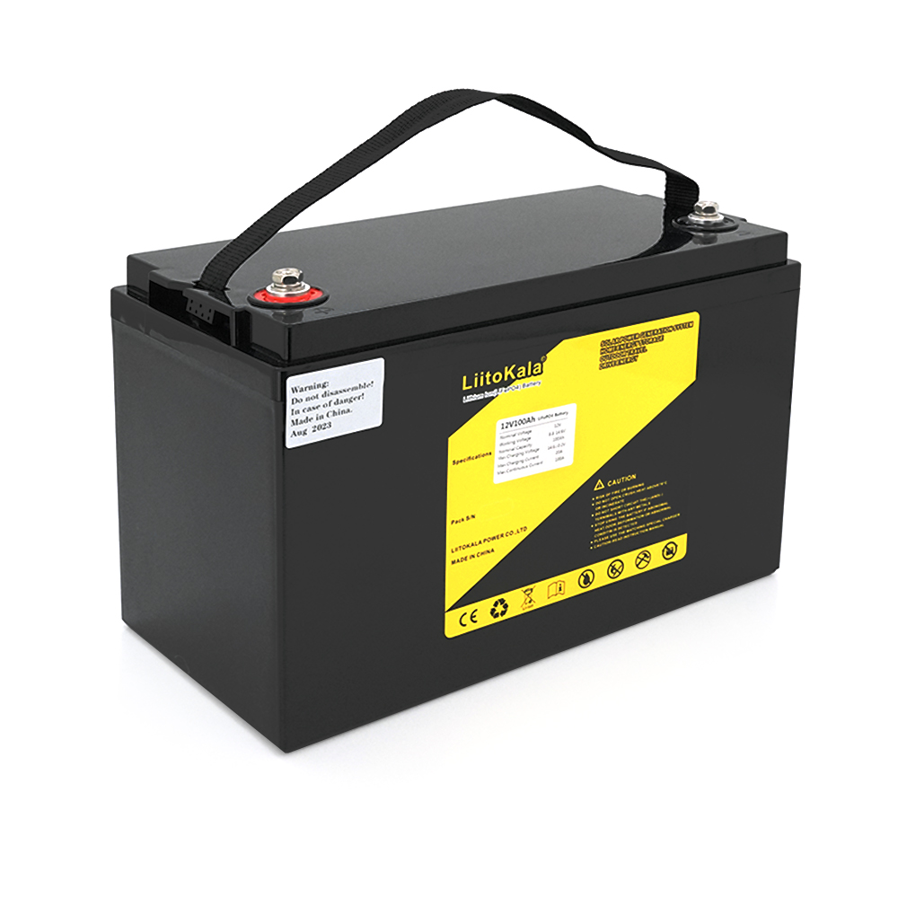 Аккумулятор LiitoKala LiFePO4 12,8V 100 Ah для солнечных панелей и электротранспорта 3000 циклов (33787)