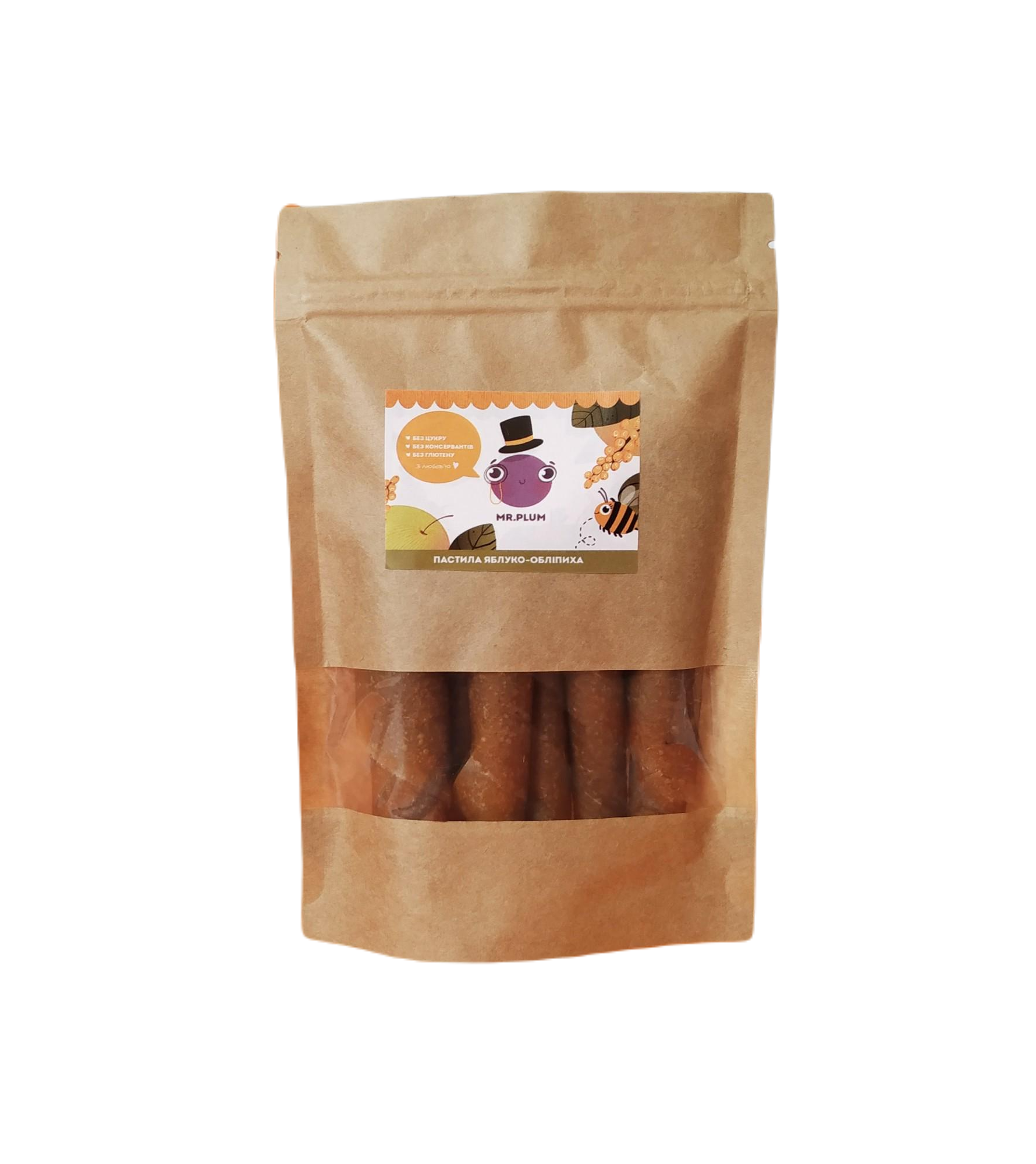 Пастила натуральная Mr.Plum Яблоко-Облепиха 100 г