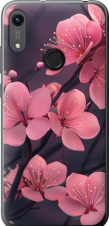 Чехол на Huawei Honor 8A Пурпурная сакура (6075u-1635-42517)