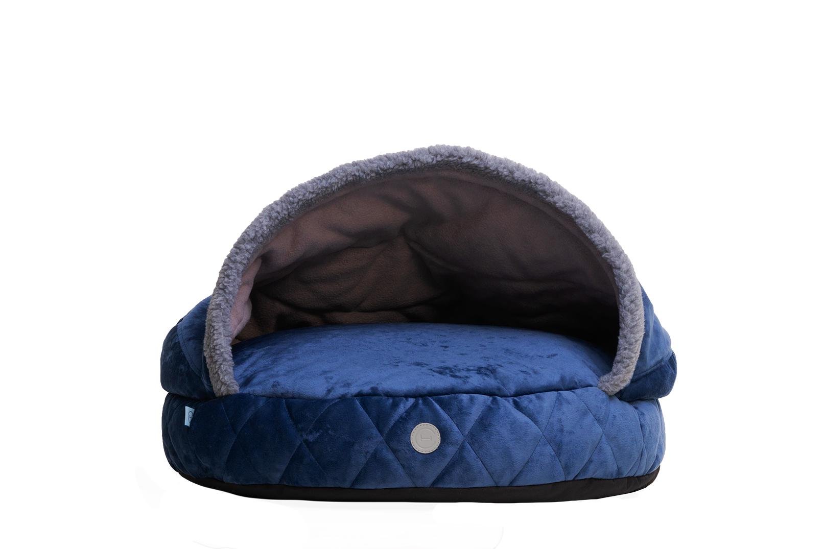 Лежак-норка Harley and Cho Cover Plush Royal Blue S 55 см (3102948)