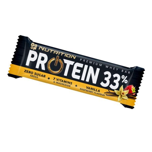 Спортивный батончик Go On Protein Bar Vanilla raspberry 50 г (00000033511) - фото 1