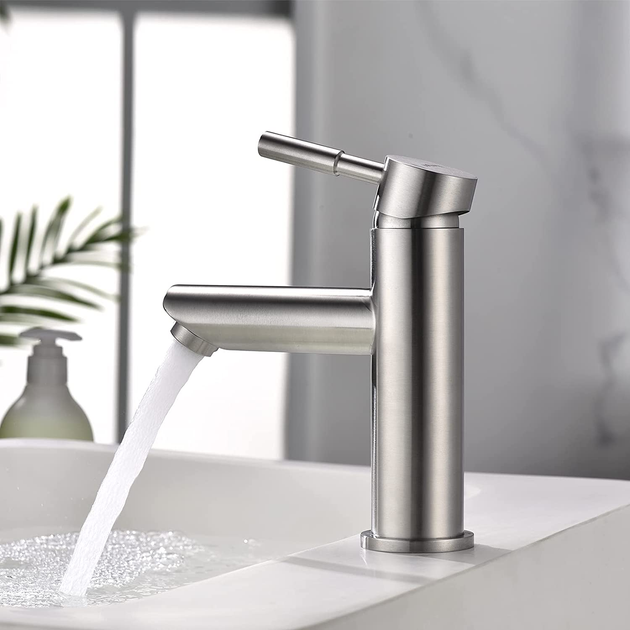 Змішувач для умивальника Wezer EKO1A-01 Сатин (SQ-1034638) - фото 3 Змішувач для умивальника Wezer EKO1A-01 Сатин (SQ-1034638) - фото 3