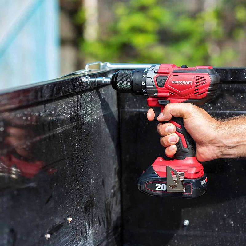 Шуруповерт акумуляторний Worcraft CD-S20LiW з акумулятором 2А і і зарядним 40Нм - фото 14 Шуруповерт акумуляторний Worcraft CD-S20LiW з акумулятором 2А і і зарядним 40Нм - фото 14