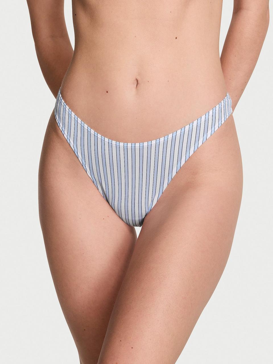 Трусики женские Victoria's Secret Stretch Cotton Thong S Голубой (2361972802) Трусики женские Victoria's Secret Stretch Cotton Thong S Голубой (2361972802)