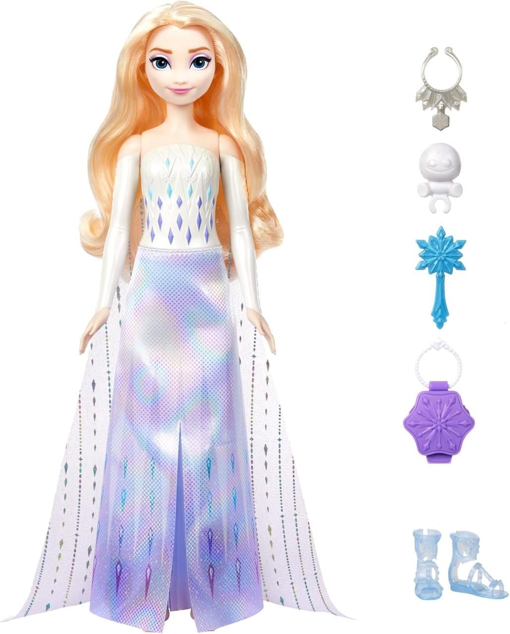 Кукла Mattel Disney Frozen Spin & Reveal Elsa с аксессуарами (HTG25)