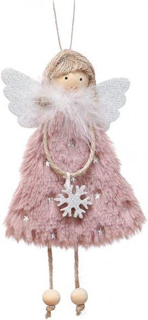 Набір ялинкових іграшок Новорічні янголята 3 шт. - фото 3 Набір ялинкових іграшок Новорічні янголята 3 шт. - фото 3