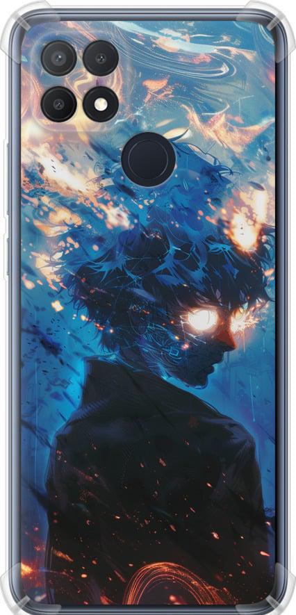 Чехол на Oppo A15 Сатору Годжо (6129sp-2119-42517)