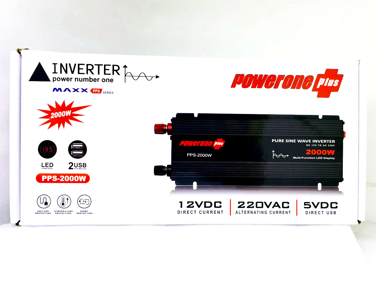 Инвертор автомобильный чистый синус для котла 12V-220V 2000W (30631207) - фото 5 Инвертор автомобильный чистый синус для котла 12V-220V 2000W (30631207) - фото 5