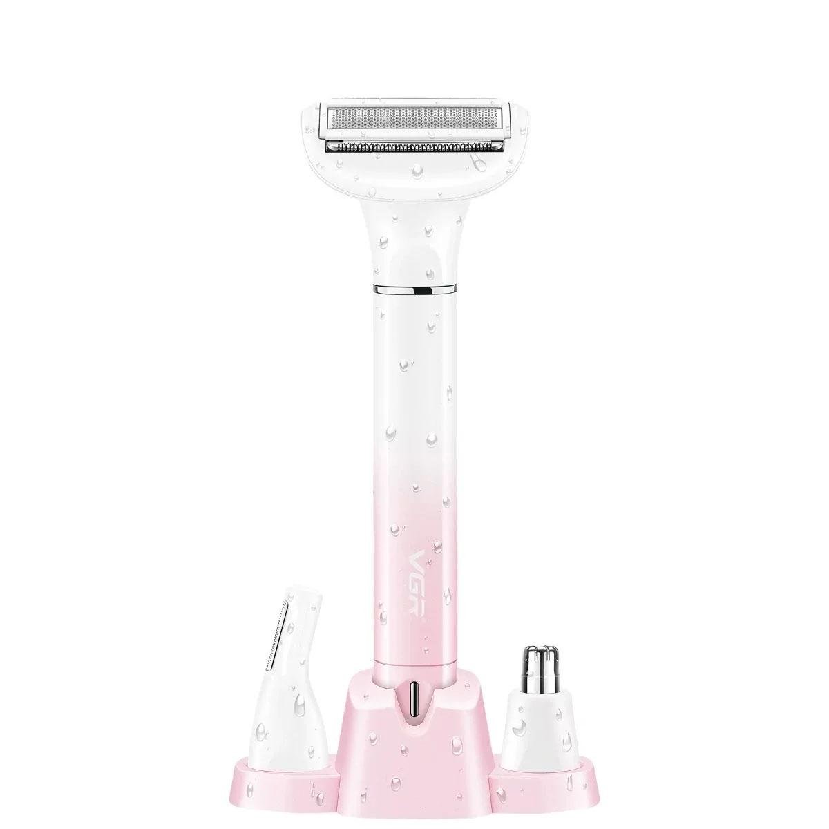 Тример жіночий VGR V-611 з чотирма змінними насадками (5024543)