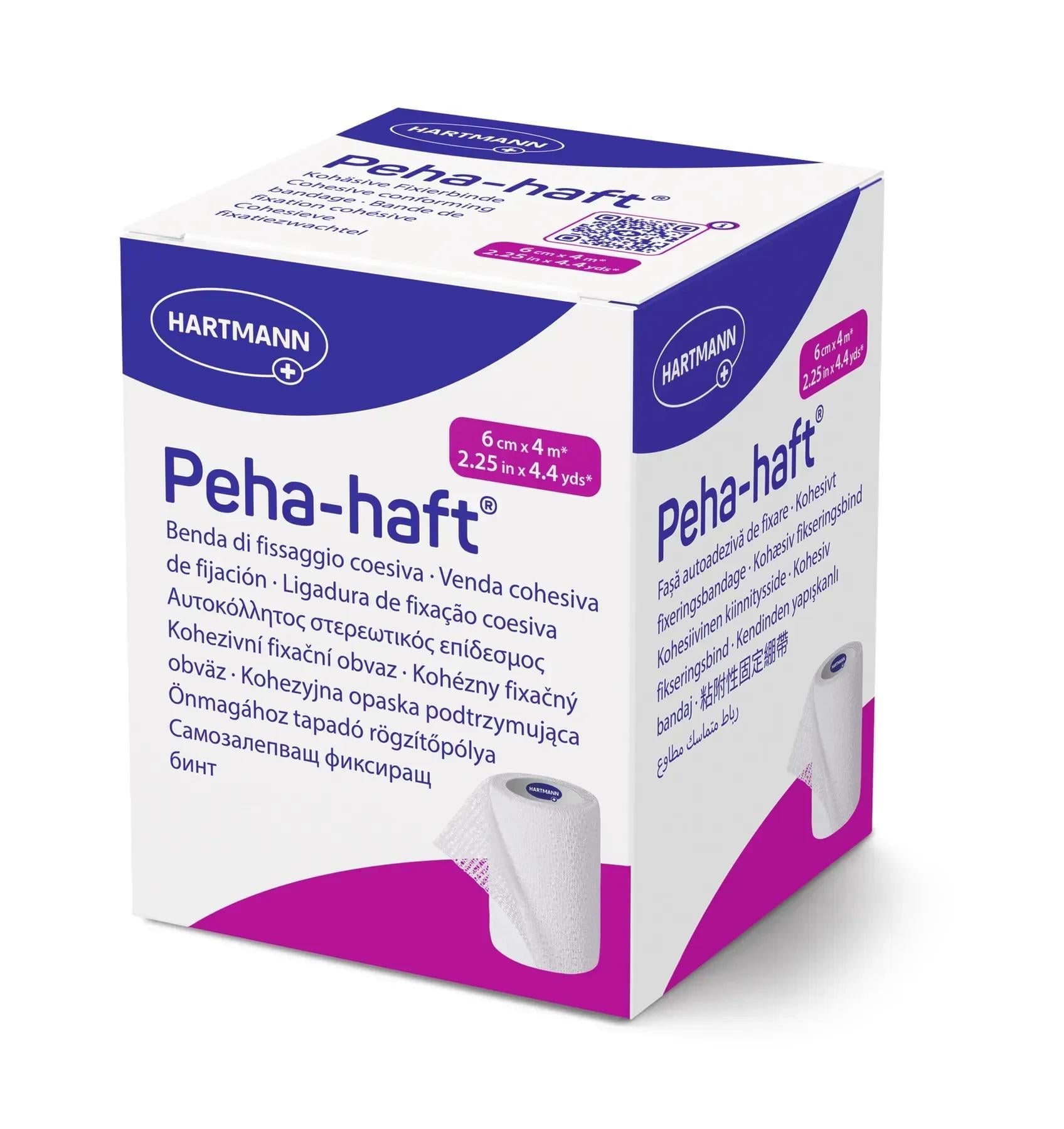 Бинт когезивный самофиксирующийся Peha-haft 6 см 4 м