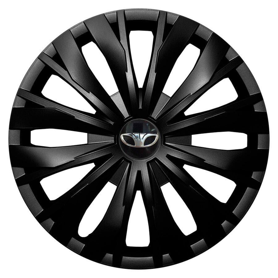 Комплект колпаков JAWOPLAST Optic R14 для Daewoo 4 шт. Black (28434726)