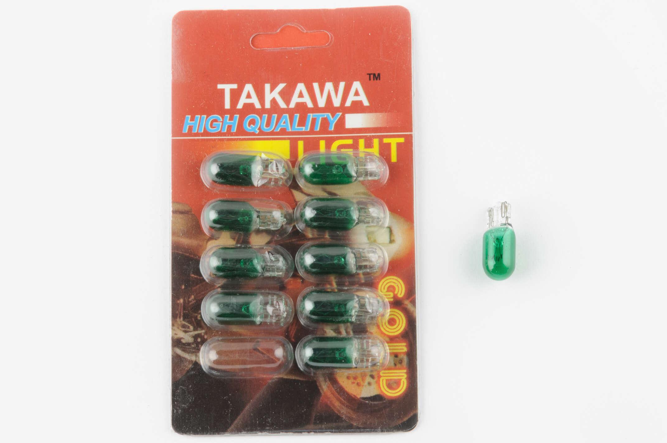Лампа Т10 безцокольная 12V 3W габарит приборы (T-581)