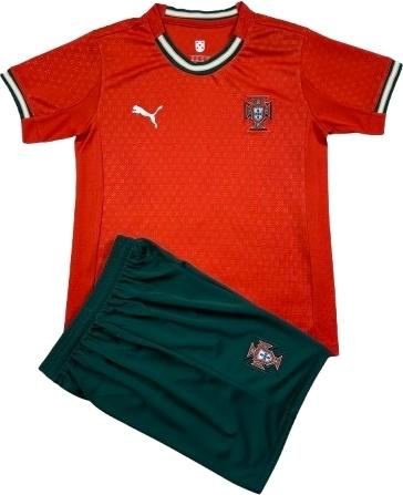 Футбольная форма детская сборной Португалии 2025 домашняя F0179 145-155 см Красно-зеленый (49290-385)