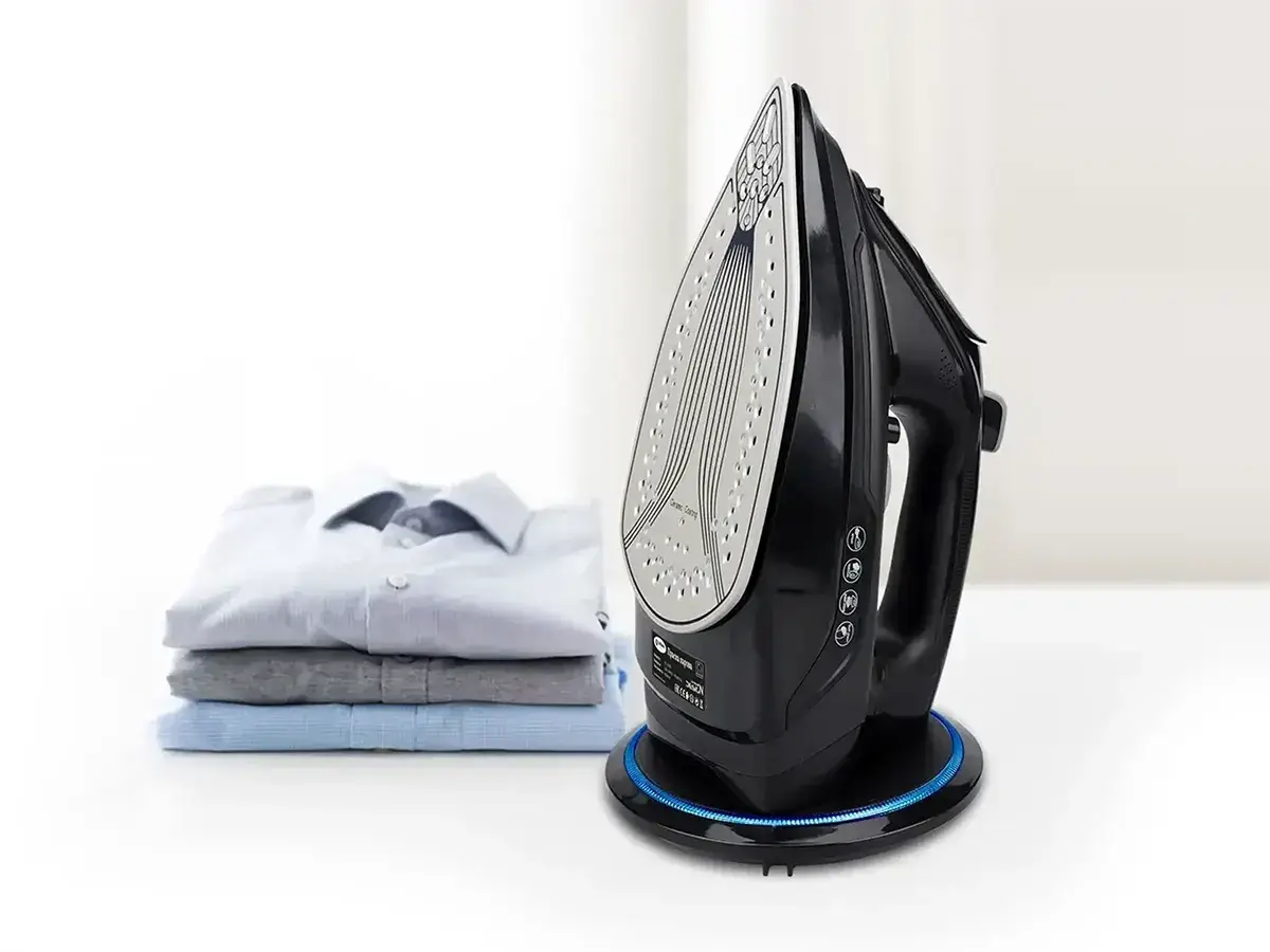 Утюг паровой BITEK BT-1297B 3000 Вт с беспроводной базой 300 мл Черный (0154) - фото 4 Утюг паровой BITEK BT-1297B 3000 Вт с беспроводной базой 300 мл Черный (0154) - фото 4