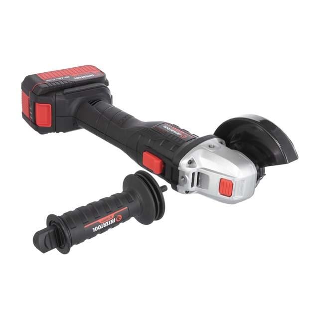 Шлифмашина угловая Intertool WT-0366 20 В аккумуляторная с бесщеточным двигателем - фото 6 Шлифмашина угловая Intertool WT-0366 20 В аккумуляторная с бесщеточным двигателем - фото 6