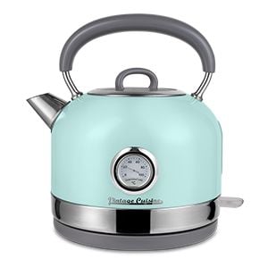 Комплект Vintage Cuisine Retro кофемашина и электрический чайник Мятный - фото 7