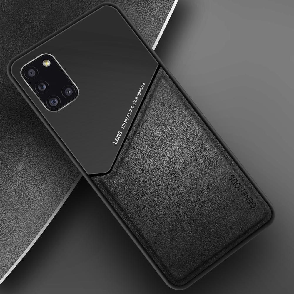 Комбинированный чехол Generous на Samsung Galaxy A31 A315 Black (20008-2B)