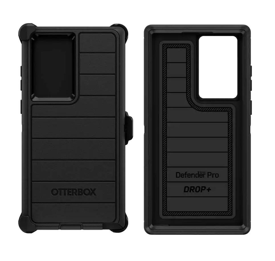 Чохол протиударний із кліпсою підставкою OtterBox Defender Series Pro для Samsung Galaxy S22 Ultra (6.8") Black - фото 4