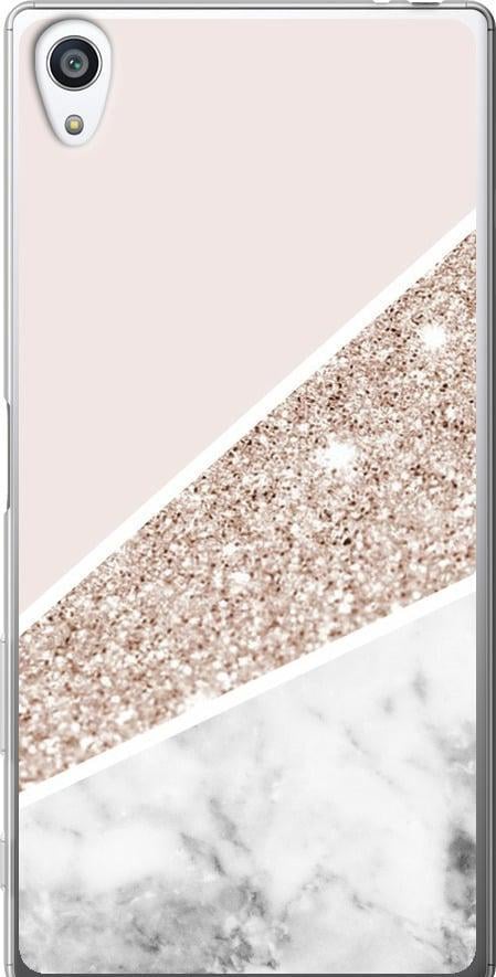 Чехол на Sony Xperia Z5 Premium E6883 Пастельный мрамор (4342t-345-42517)