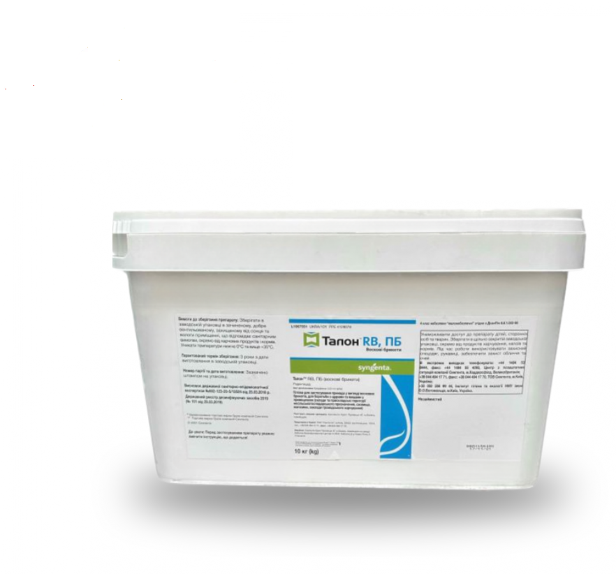 Средство от мышей и крыс Родентицид Талон RB ПБ восковые брикеты 10 кг (30705843)