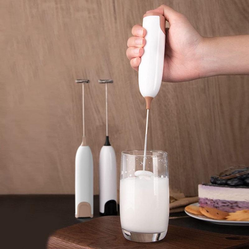 Капучинатор электрический Lecot 1501 Milk Frother Бело-бежевый - фото 7