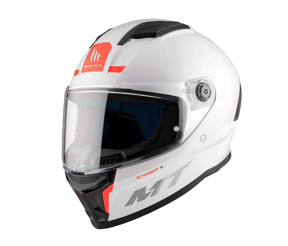 Мотошлем MT HELMETS Stinger 2 L Gloss White (32165)