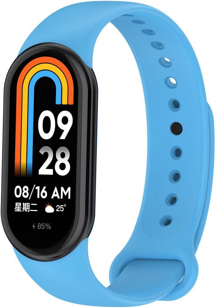 Ремешок Jsota для Xiaomi Mi Smart Band 8 силиконовый Light Blue (33073-0B)