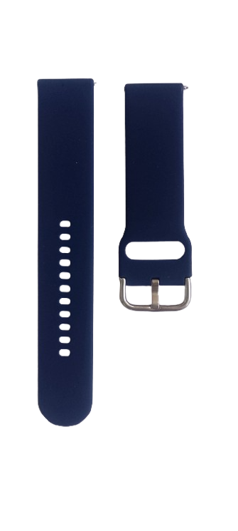 Ремешок для часов силиконовый 22х185 мм Midnight Blue (3207)