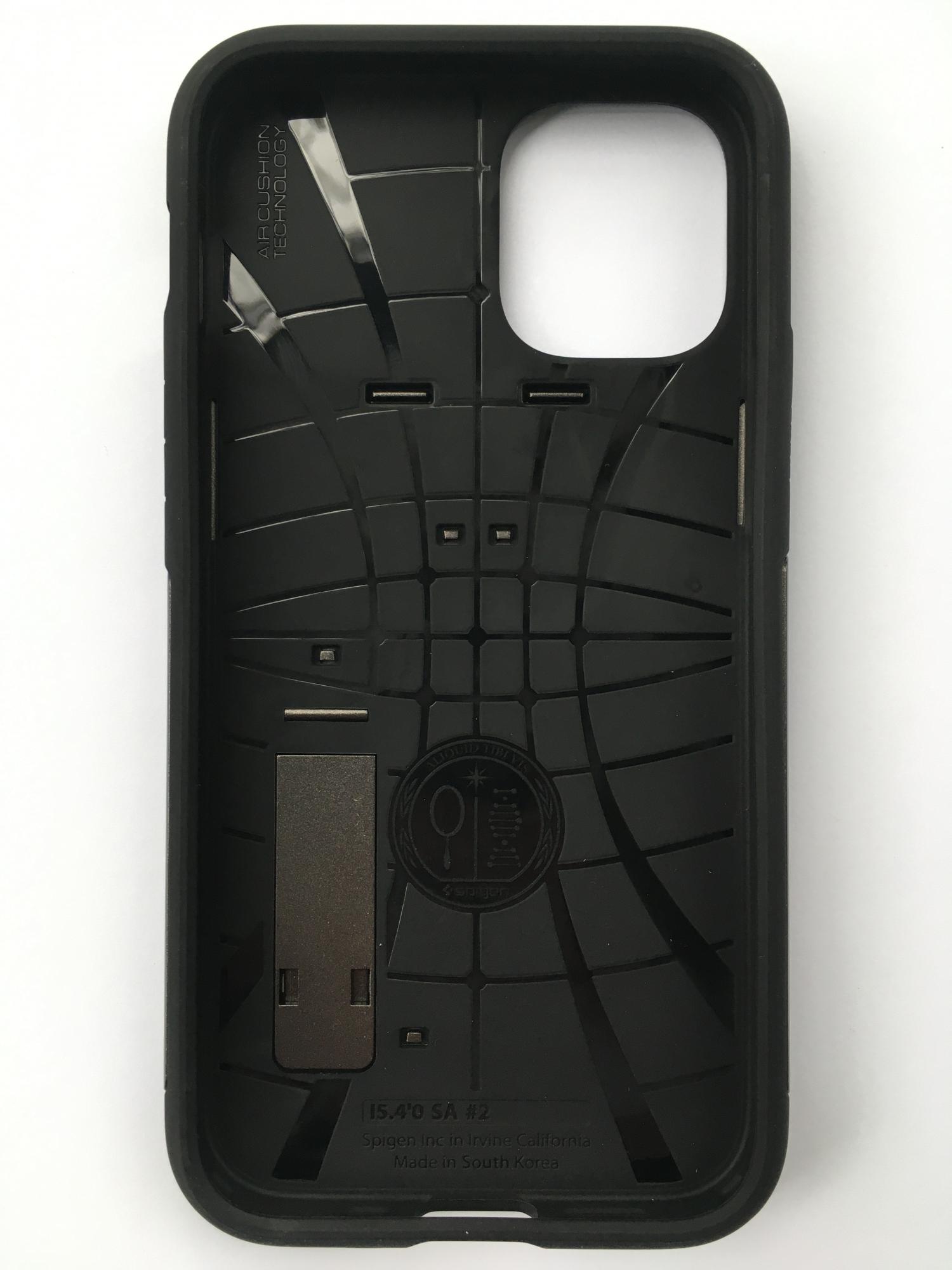 Чехол противоударный с подставкой Spigen Slim Armor ACS01546 для Iphone 12 Mini (5.4") Gunmetal Чехол противоударный с подставкой Spigen Slim Armor ACS01546 для Iphone 12 Mini (5.4") Gunmetal