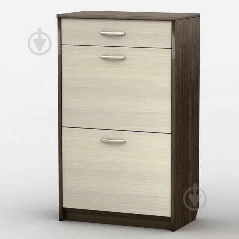 Тумба для обуви Тиса Мебель ТО-110 Венге Молочный