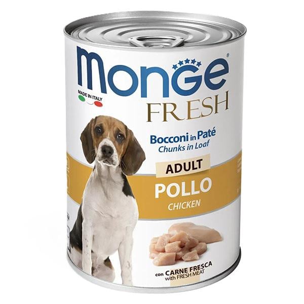 Корм для собак влажный Monge Dog Wet FRESH курица 400 г (000025677)