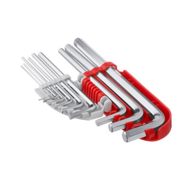 Набір ключів Г-подібних шестигранних Intertool HT-1803 S2 Prof 1.5-10 мм 9 пр. - фото 3