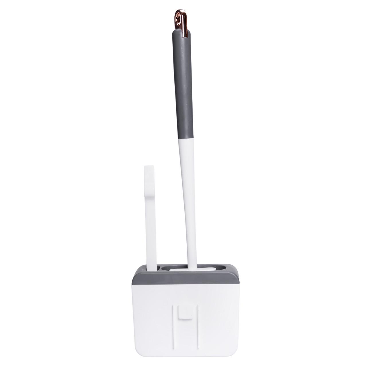 Єршик для туалета силіконовий настінний 13x5,5x42 см (HP-35015-48DG) - фото 9 Єршик для туалета силіконовий настінний 13x5,5x42 см (HP-35015-48DG) - фото 9